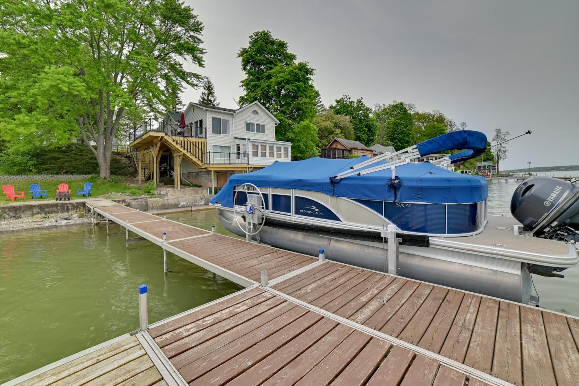 Cayuga Lake Retreat In Seneca Falls With Dock! ภายนอก รูปภาพ