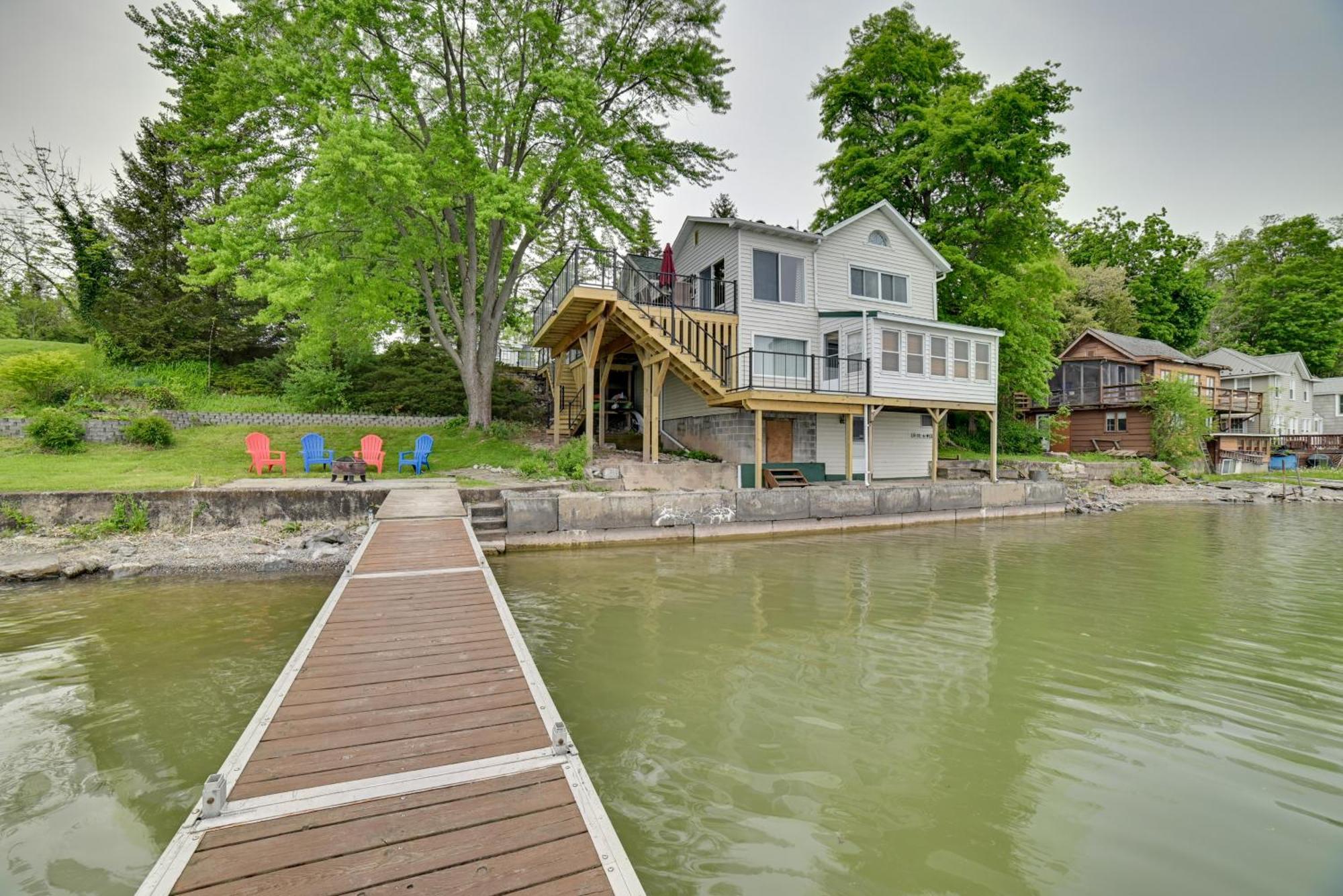 Cayuga Lake Retreat In Seneca Falls With Dock! ภายนอก รูปภาพ